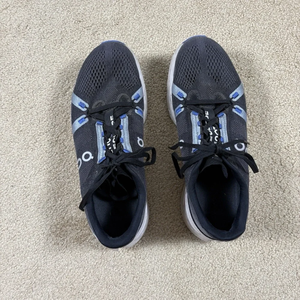 On Cloud Eclipse Shoes Black Frost Women Size 11M Sneakers Trainers Cloudeclipse